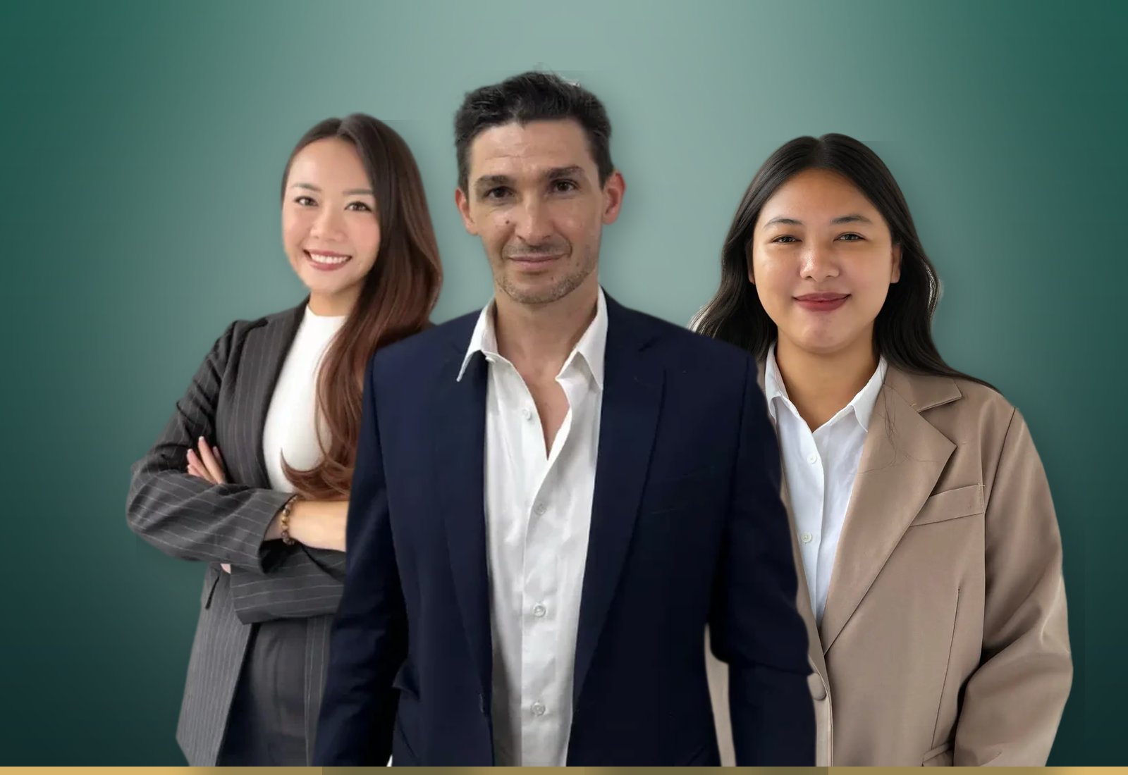 Vincent Birot, Thitima Phaseeda และ Sasithorn Rombun ทีมภาษีของ VB & Partners กรุงเทพฯ